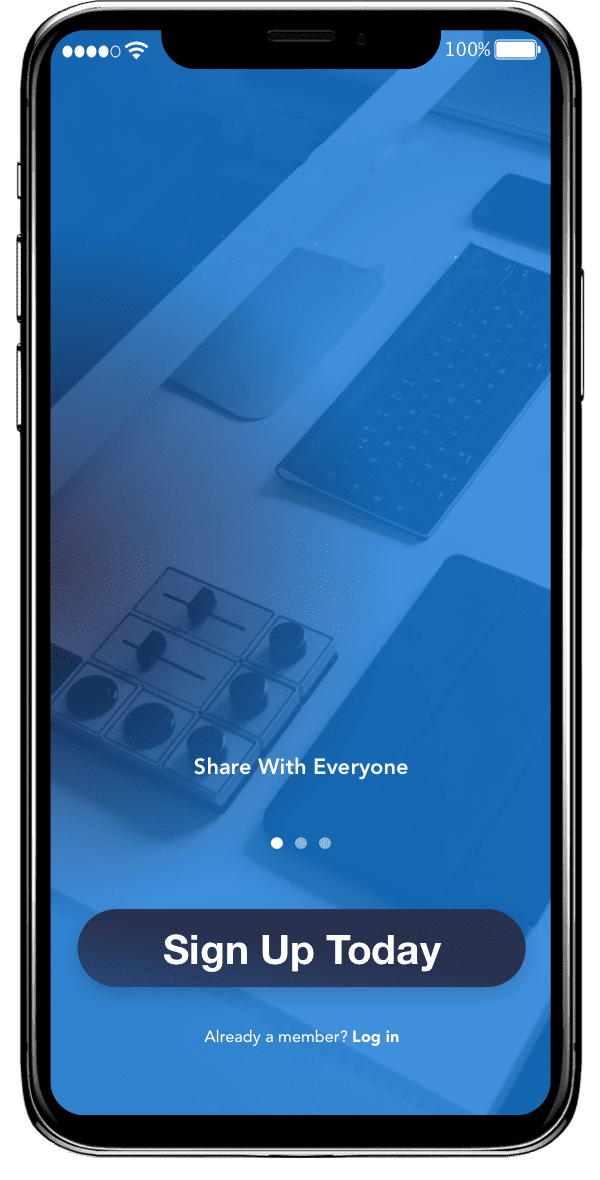 image of the iPhone app